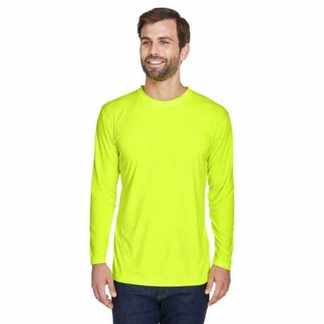 UltraClub 8422 Adult Cool & Dry Sport Long-Sleeve Performance Interlock T-Shirt