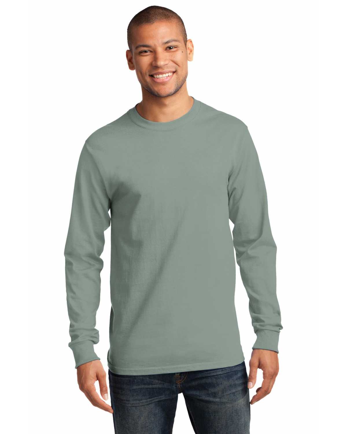 Port & Company PC61LS Long Sleeve Essential Tee on discount ...