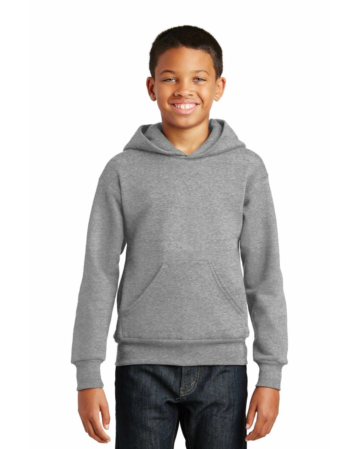 Hanes P470 Youth EcoSmart Pullover Hooded Sweatshirt on discount ...