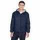UltraClub 8915 Adult Fleece-Lined Hooded Jacket