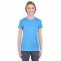 UltraClub 8619L Ladies Cool & Dry Heathered Performance T-Shirt