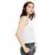US Blanks US510 Ladies Sheer Cropped Racer Tank