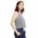 US Blanks US510 Ladies Sheer Cropped Racer Tank