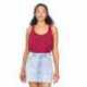 US Blanks US510 Ladies Sheer Cropped Racer Tank