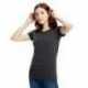 US Blanks US100GD Ladies Short-Sleeve Garment-Dyed Jersey Crew