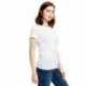 US Blanks US100R Ladies Short-Sleeve Recover Yarn Crewneck