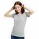 US Blanks US100R Ladies Short-Sleeve Recover Yarn Crewneck