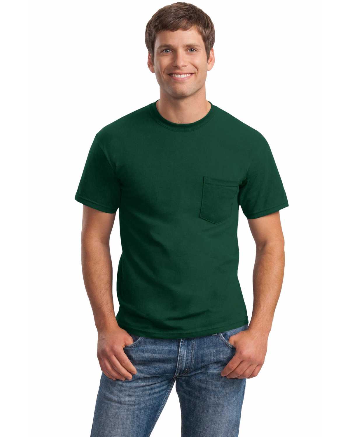 Gildan 2300 Ultra Cotton 100% Cotton T-Shirt with Pocket on discount ...