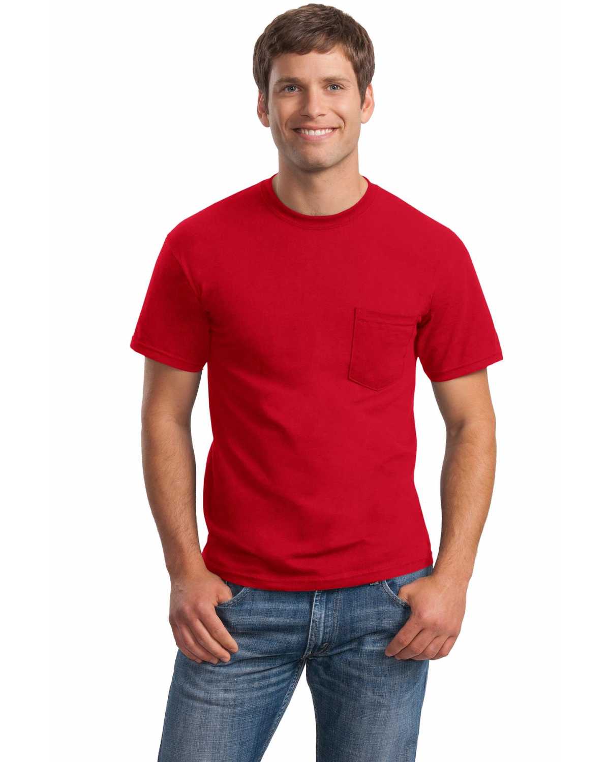 Gildan 2300 Ultra Cotton 100% Cotton T-Shirt with Pocket on discount ...