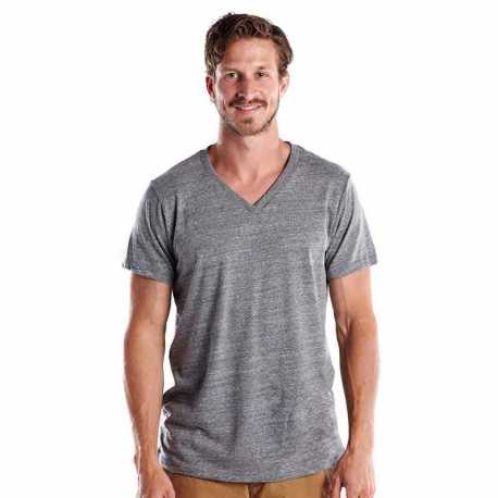 US Blanks US2228 Men's Short-Sleeve Triblend V-Neck