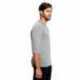 US Blanks US777 Unisex Three-Quarter Sleeve Triblend Raglan Henley