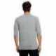 US Blanks US777 Unisex Three-Quarter Sleeve Triblend Raglan Henley
