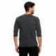 US Blanks US777 Unisex Three-Quarter Sleeve Triblend Raglan Henley