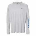 Columbia 153617 PFG Terminal Tackle Hooded Long Sleeve T-Shirt
