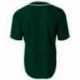 A4 NB4184 Youth Short Sleeve Full Button Baseball Jersey