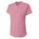 A4 NW3143 Ladies Tek 2-Button Henley Shirt