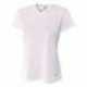 A4 NW3254 Ladies Birds-Eye Mesh V-Neck T-Shirt