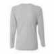 A4 NW3255 Ladies Birds-Eye Mesh Long Sleeve V-Neck T-Shirt