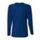 A4 NW3255 Ladies Birds-Eye Mesh Long Sleeve V-Neck T-Shirt
