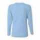 A4 NW3255 Ladies Birds-Eye Mesh Long Sleeve V-Neck T-Shirt