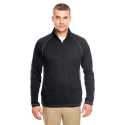 UltraClub 8398 Adult Cool & Dry Sport Quarter-Zip Pullover with Side & Sleeve Panels