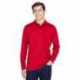Core365 88192P Adult Pinnacle Performance Long-Sleeve Pique Polo with Pocket