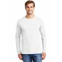 Hanes 5586 Tagless 100% Cotton Long Sleeve T-Shirt