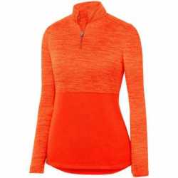 Augusta Sportswear 2909 Ladies Shadow Tonal Heather Quarter-Zip Pullover