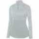Augusta Sportswear 2909 Ladies Shadow Tonal Heather Quarter-Zip Pullover