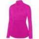 Augusta Sportswear 2909 Ladies Shadow Tonal Heather Quarter-Zip Pullover