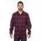 Burnside B8210 Men's Plaid Flannel Shirt