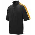 Augusta Sportswear 3788 Adult Water Resistant Poly/Span Short-Sleeve Half Zip Pullover