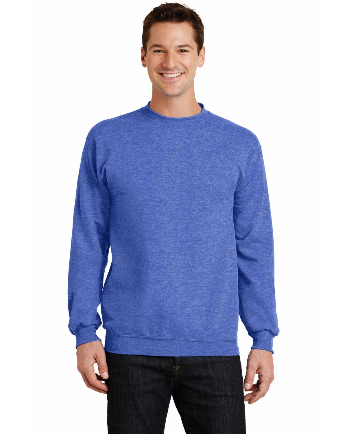 Port & Company PC78 Core Fleece Crewneck Sweatshirt on discount ...