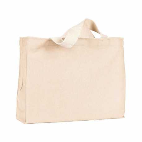 Bayside BA750 Cotton Canvas Medium Gusset Tote