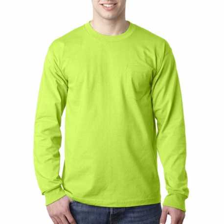 Bayside BA8100 Adult Long Sleeve Pocket T-Shirt