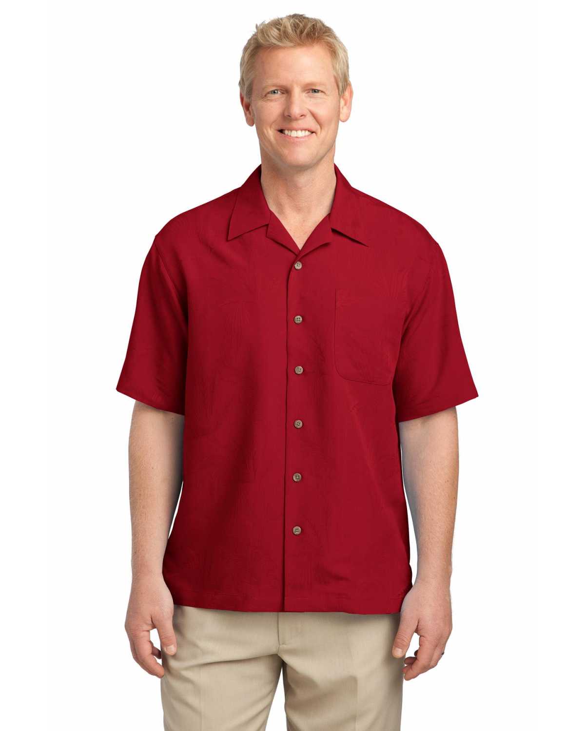 Port Authority S536 Patterned Easy Care Camp Shirt on discount ...