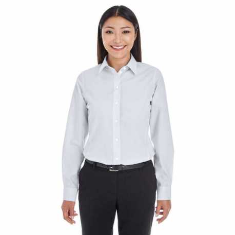 Devon & Jones DG534W Ladies Crown Collection Striped Woven Shirt