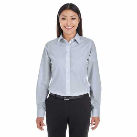 Devon & Jones DG534W Ladies Crown Collection Striped Woven Shirt