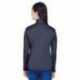 Devon & Jones DG796W Ladies Newbury Colorblock Melange Fleece Full-Zip