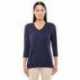 Devon & Jones DP184W Ladies Perfect Fit Bracelet-Length V-Neck Top