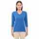 Devon & Jones DP184W Ladies Perfect Fit Bracelet-Length V-Neck Top