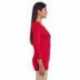 Devon & Jones DP186W Ladies Perfect Fit Y-Placket Convertible Sleeve Knit Top