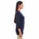 Devon & Jones DP186W Ladies Perfect Fit Y-Placket Convertible Sleeve Knit Top