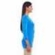 Devon & Jones DP186W Ladies Perfect Fit Y-Placket Convertible Sleeve Knit Top