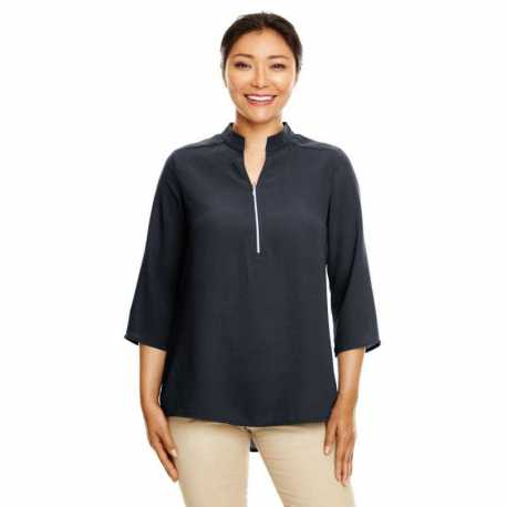 Devon & Jones DP611W Ladies Perfect Fit Three-Quarter Sleeve Crepe Tunic