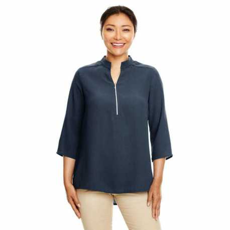 Devon & Jones DP611W Ladies Perfect Fit Three-Quarter Sleeve Crepe Tunic