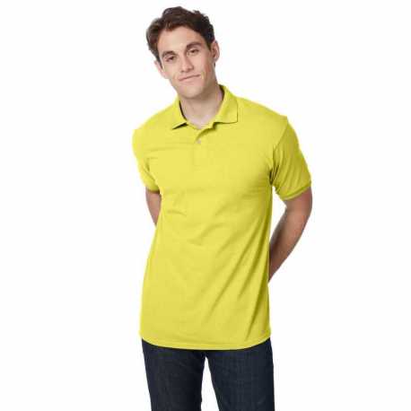 Hanes 054 Adult EcoSmart Jersey Knit Polo