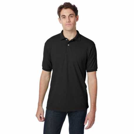 Hanes 054 Adult EcoSmart Jersey Knit Polo
