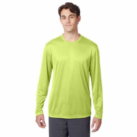 Hanes 482L Adult Cool DRI with FreshIQ Long Sleeve Performance T Shirt