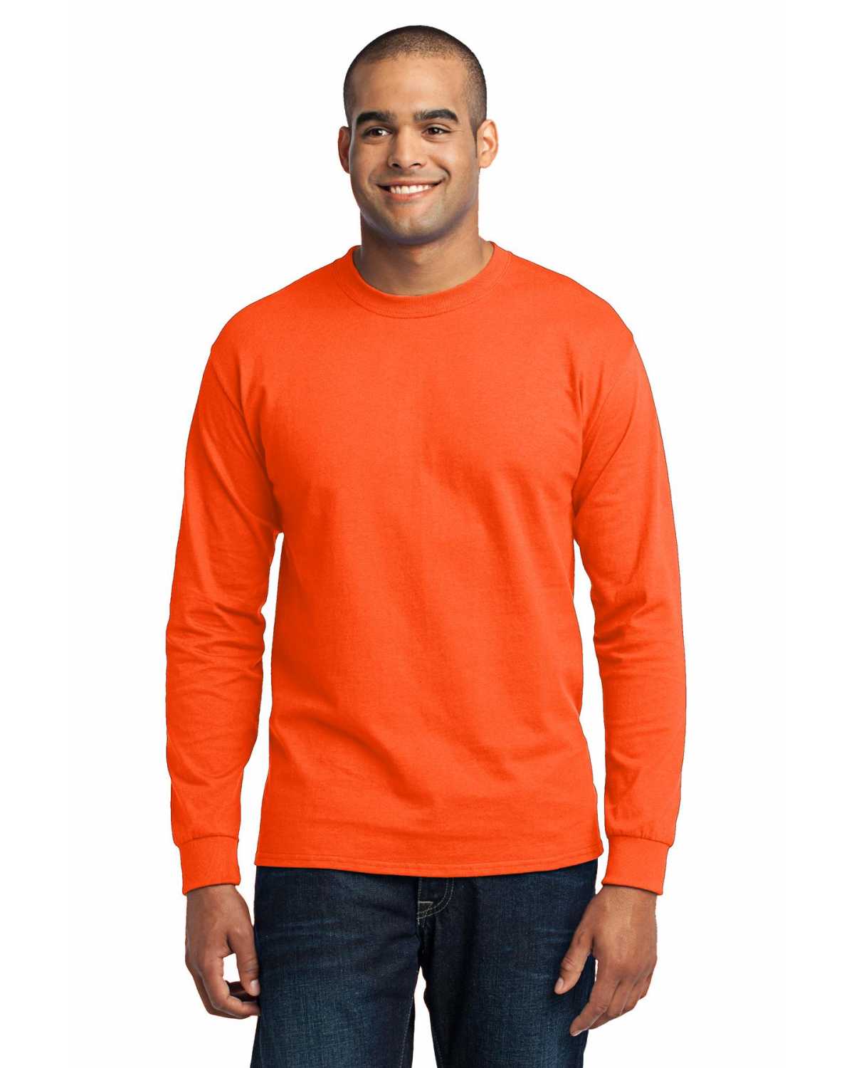 Port & Company PC55LS Long Sleeve Core Blend Tee on discount ...